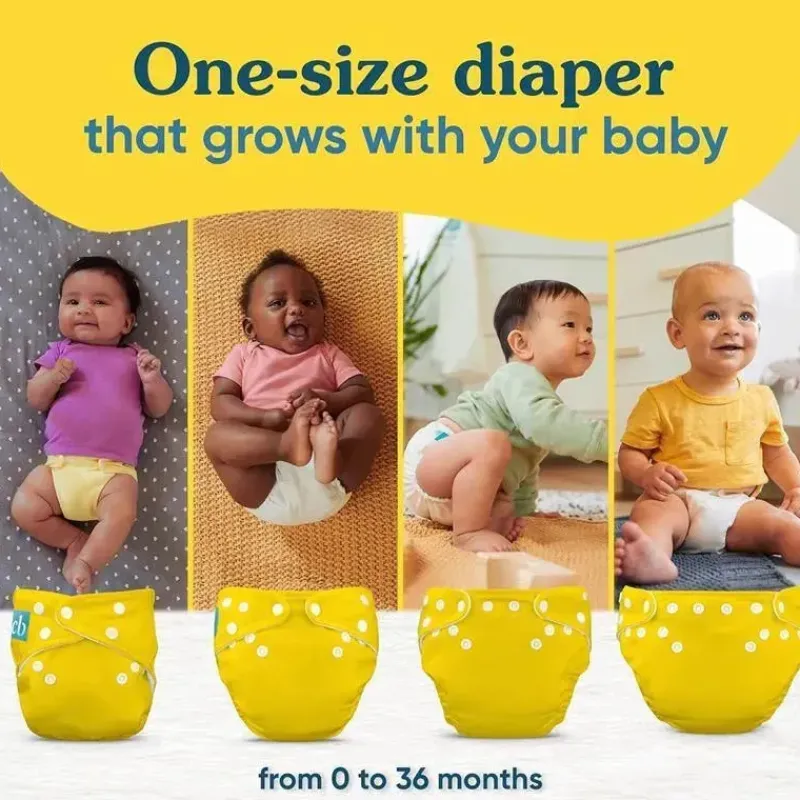 Charlie Banana Cloth & Reusable Diapers*- Reusable Washable Cloth Diaper, Adjustable One Size, Seally