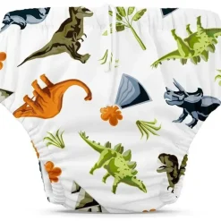 Charlie Banana Swim Diapers*- Reusable Swim Diaper Drawstring Dinosaur