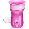 Chicco Straw, Sippy & Training Cups|Dishes, Utensils & Food Containers*- 360° Spoutless Rim Trainer Sippy Cup 9M+ | Pink