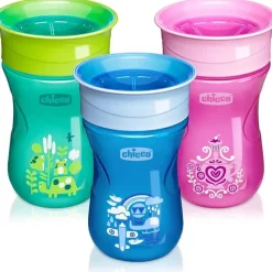 Chicco Straw, Sippy & Training Cups|Dishes, Utensils & Food Containers*- 360° Spoutless Rim Trainer Sippy Cup 9M+ | Green