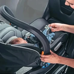 Chicco Car Seat Buntings, Canopies & Cushions|Infant Car Seats*- Fit2 Adapt Rear-Facing Seat for Infants and Toddlers 4-35 lbs, Ember/Black