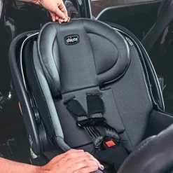 Chicco Car Seat Buntings, Canopies & Cushions|Infant Car Seats*- Fit2 Adapt Rear-Facing Seat for Infants and Toddlers 4-35 lbs, Ember/Black