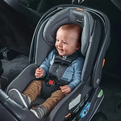 Chicco Car Seat Buntings, Canopies & Cushions|Infant Car Seats*- Fit2 Adapt Rear-Facing Seat for Infants and Toddlers 4-35 lbs, Ember/Black