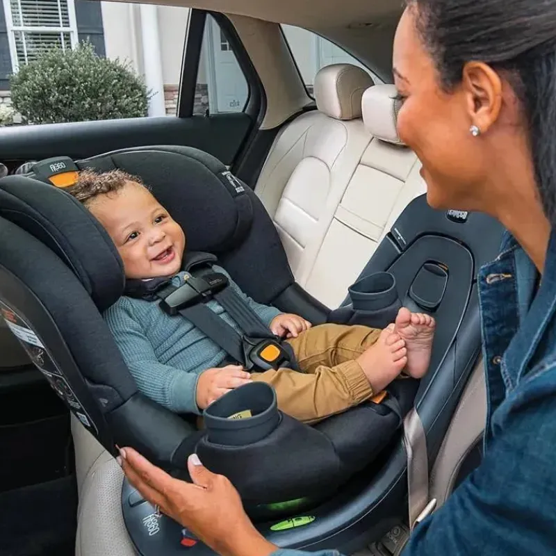Chicco Car Seat Buntings, Canopies & Cushions|Convertible Car Seats*- Fit360 ClearTex Rotating Convertible Car Seat, Drift Grey