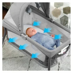 Chicco Playards*- LullaGo Nest Portable Bassinet, Dove