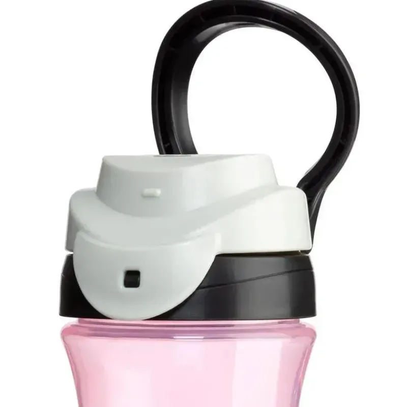 Chicco Straw, Sippy & Training Cups|Dishes, Utensils & Food Containers*- My Tumbler Open Rim Water Bottle with Free-Flow Spou, Pink, 2+ Years, 12oz
