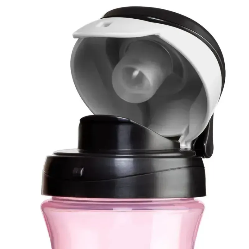 Chicco Straw, Sippy & Training Cups|Dishes, Utensils & Food Containers*- My Tumbler Open Rim Water Bottle with Free-Flow Spou, Pink, 2+ Years, 12oz