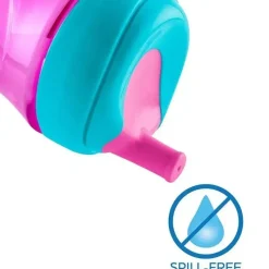 Chicco Straw, Sippy & Training Cups|Dishes, Utensils & Food Containers*- Natural Fit Straw Trainer Cup, Pink/Purple