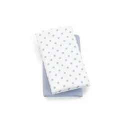 Chicco Playard Sheets & Accessories*2 Pack Lullaby Playard Sheets, Blue Dot