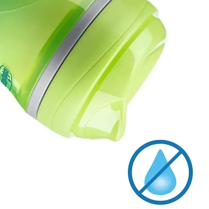 Chicco Straw, Sippy & Training Cups|Dishes, Utensils & Food Containers*- 2Pk Insulated Rim Spout Trainer Sippy Cup 9Oz. Green/Teal Ombre