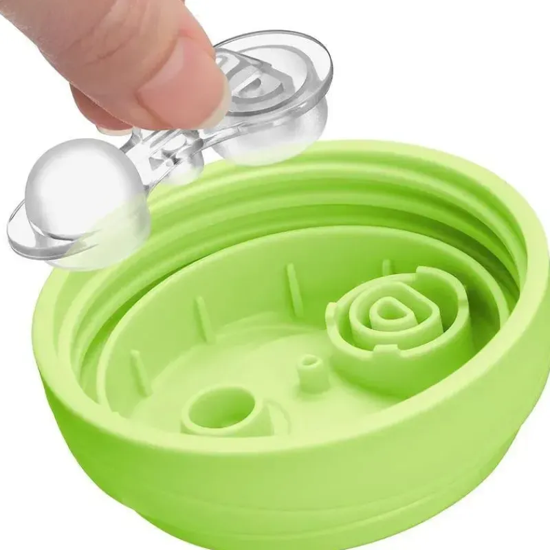Chicco Straw, Sippy & Training Cups|Dishes, Utensils & Food Containers*- 2Pk Insulated Rim Spout Trainer Sippy Cup 9Oz. Green/Teal Ombre