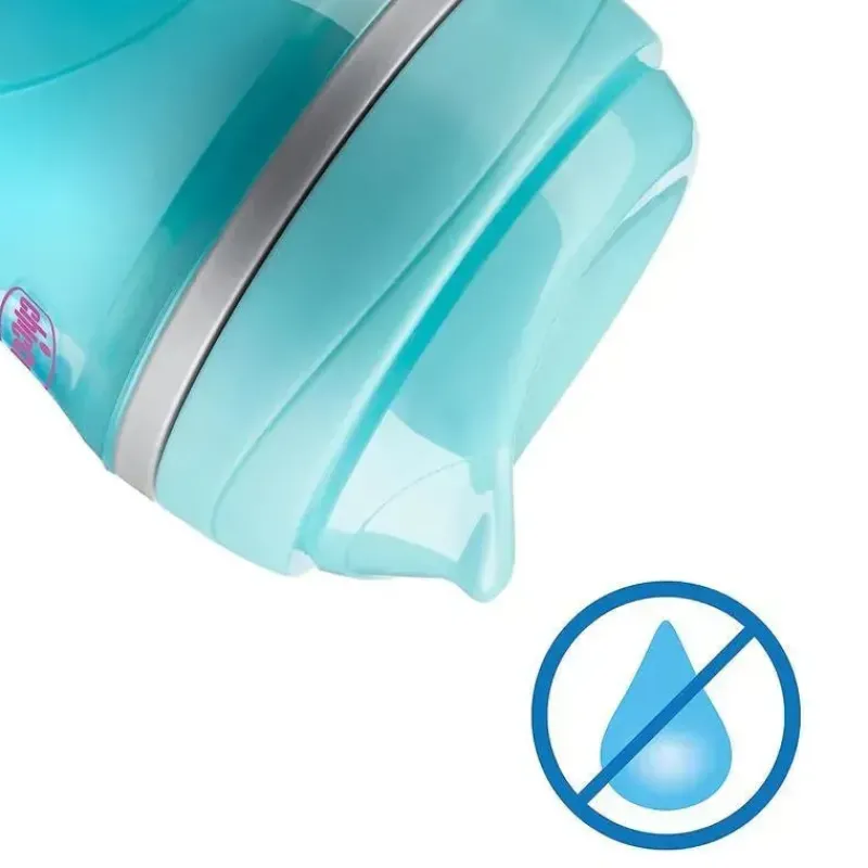Chicco Straw, Sippy & Training Cups|Dishes, Utensils & Food Containers*- 2Pk Insulated Rim Spout Trainer Sippy Cup 9Oz. Pink/Teal/Purple Ombre