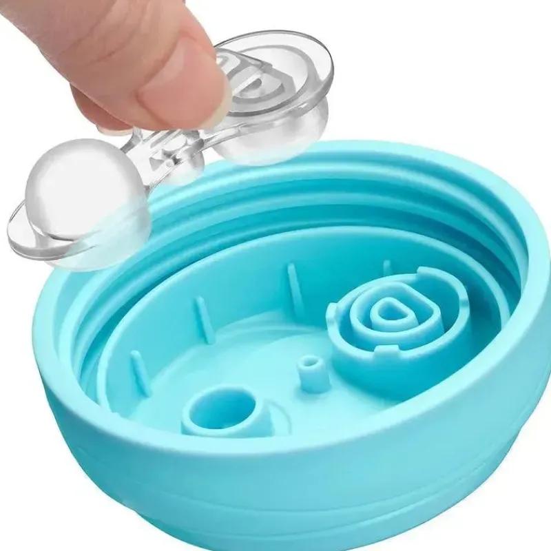 Chicco Straw, Sippy & Training Cups|Dishes, Utensils & Food Containers*- 2Pk Insulated Rim Spout Trainer Sippy Cup 9Oz. Pink/Teal/Purple Ombre