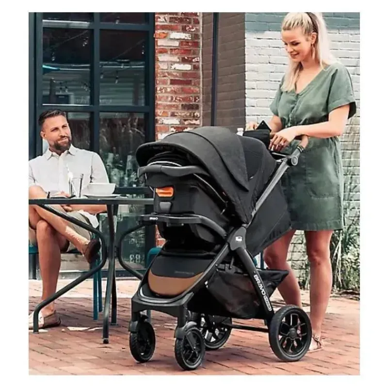 Chicco Travel Systems*Bravo Primo Trio Stroller Travel System, Springhill