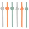 Chicco Utensils & Accessories|Dishes, Utensils & Food Containers*Feeding - Silicone Straws Variety Pack (6Pcs)