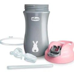 Chicco Straw, Sippy & Training Cups|Dishes, Utensils & Food Containers*Feeding - Soft Spout Tumbler 12Oz. 18M+, Pink