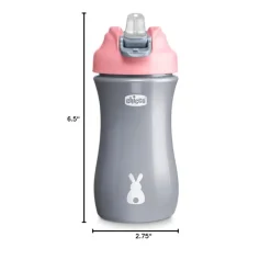 Chicco Straw, Sippy & Training Cups|Dishes, Utensils & Food Containers*Feeding - Soft Spout Tumbler 12Oz. 18M+, Pink