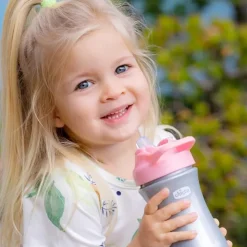 Chicco Straw, Sippy & Training Cups|Dishes, Utensils & Food Containers*Feeding - Soft Spout Tumbler 12Oz. 18M+, Pink