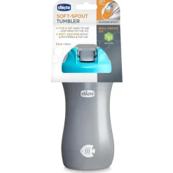 Chicco Water Bottle|Dishes, Utensils & Food Containers*Feeding - Soft Spout Tumbler 12Oz. 18M+,Teal