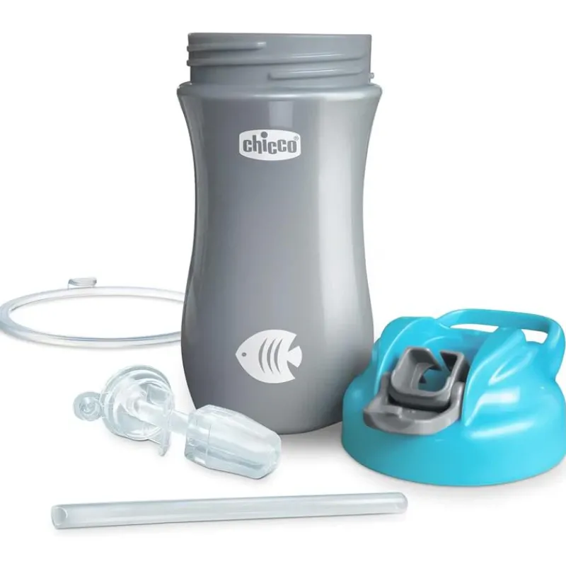 Chicco Water Bottle|Dishes, Utensils & Food Containers*Feeding - Soft Spout Tumbler 12Oz. 18M+,Teal