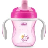 Chicco Straw, Sippy & Training Cups|Dishes, Utensils & Food Containers*Feeding Semi-Soft Spout Trainer Sippy Cup 6M+ | Pink