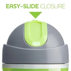 Chicco Straw, Sippy & Training Cups|Dishes, Utensils & Food Containers*Flip Top Insulated Straw Cup 12+ Green/Teal
