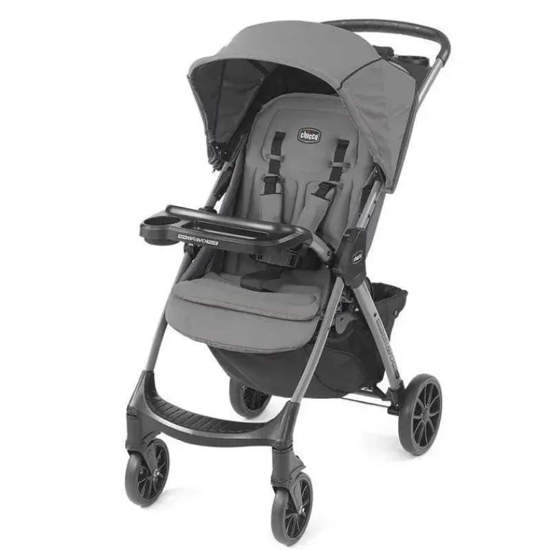 Chicco Single Strollers*Mini Bravo Plus Stroller - Graphite