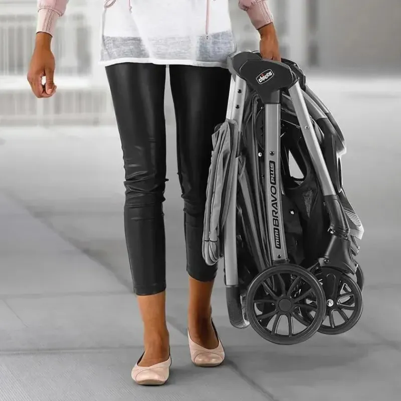 Chicco Single Strollers*Mini Bravo Plus Stroller - Graphite