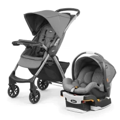 Chicco Travel Systems*Mini Bravo Plus Travel System, Slate