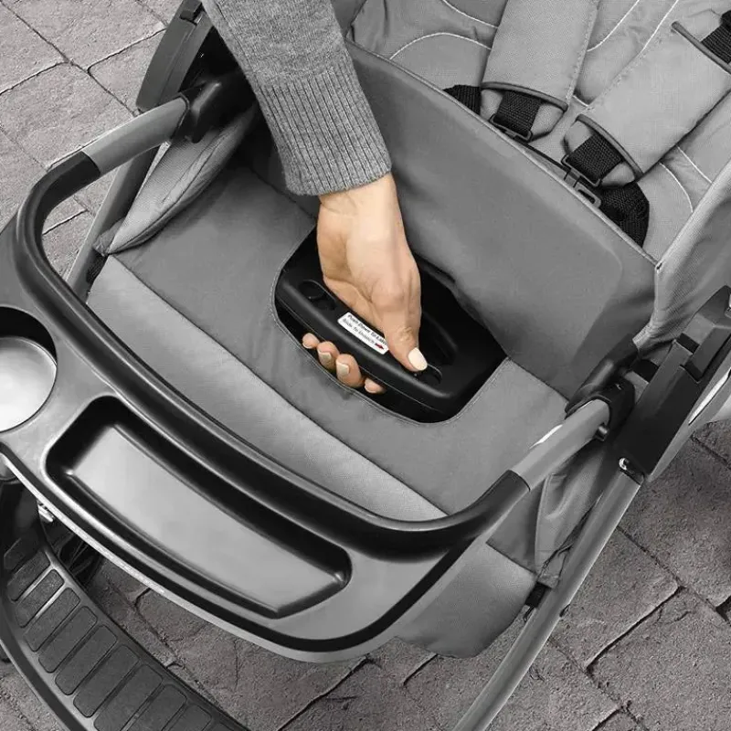 Chicco Travel Systems*Mini Bravo Plus Travel System, Slate
