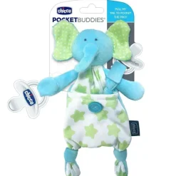 Chicco Lovies, Security Blankets & Blankies*Pocket Buddies - Elephant