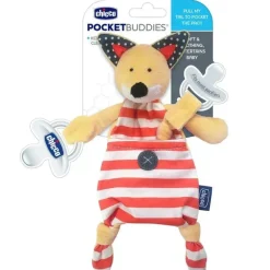 Chicco Lovies, Security Blankets & Blankies*Pocket Buddies - Fox