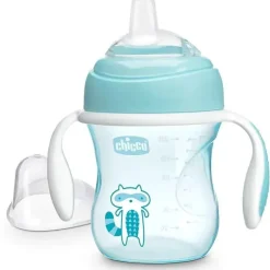 Chicco Straw, Sippy & Training Cups|Dishes, Utensils & Food Containers*Silicone Spout Transition Sippy Cup 7 Oz - Blue 4+