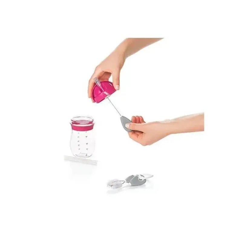 Oxo Cool Baby Products|Straw, Sippy & Training Cups*Cleaning Set For Straw & Sippy Cups - Gray