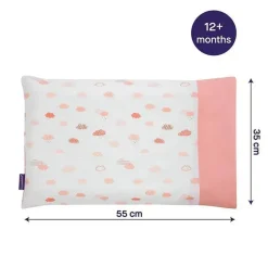 Clevamama Pillows & Head Support*- Clevafoam Toddler Pillow Case, Coral