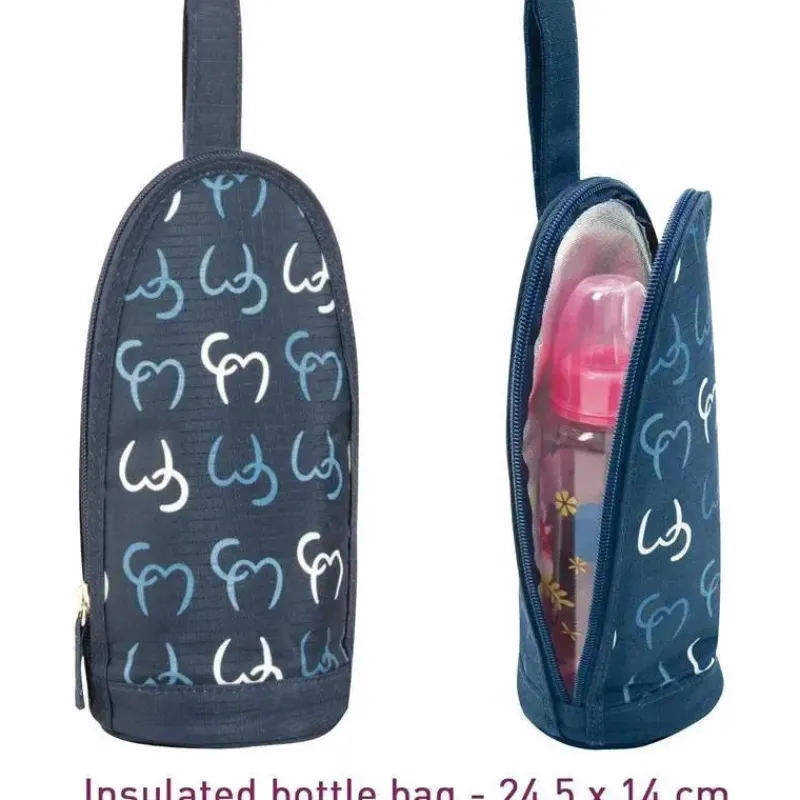 Clevamama Tote Bags*- Hannah Tote Diaper Bag, Navy