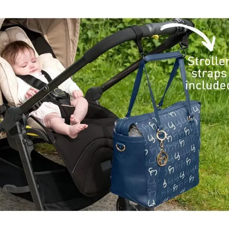 Clevamama Tote Bags*- Hannah Tote Diaper Bag, Navy