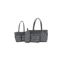 Clevamama Tote Bags*- Nicole Tote Diaper Bag, Asphalt