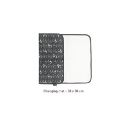 Clevamama Tote Bags*- Nicole Tote Diaper Bag, Asphalt
