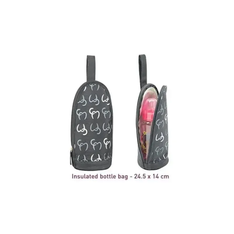 Clevamama Tote Bags*- Nicole Tote Diaper Bag, Asphalt
