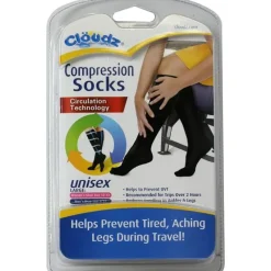 Cloudz Nursing Bra & Intimate Apparel*- Compression Flight Socks, Large