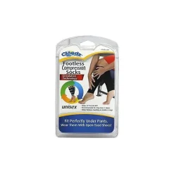 Cloudz Nursing Bra & Intimate Apparel*- Footless Compression Socks, Black (Fits Large/Extra Large)