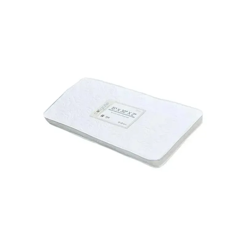 Colgate Mattresses, Pads & Covers*Baby Mattress For Bassinet,White, 15 x 30 x 2