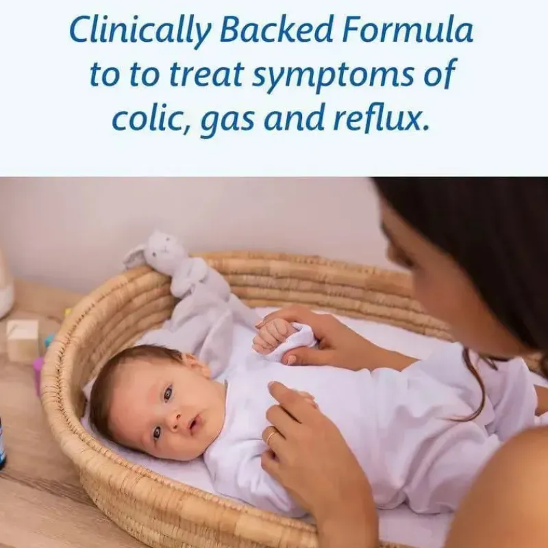 Colic Calm Pain & Fever Relief*- Baby Gas Relief Gripe Water Colic Relief, Constipation & Reflux