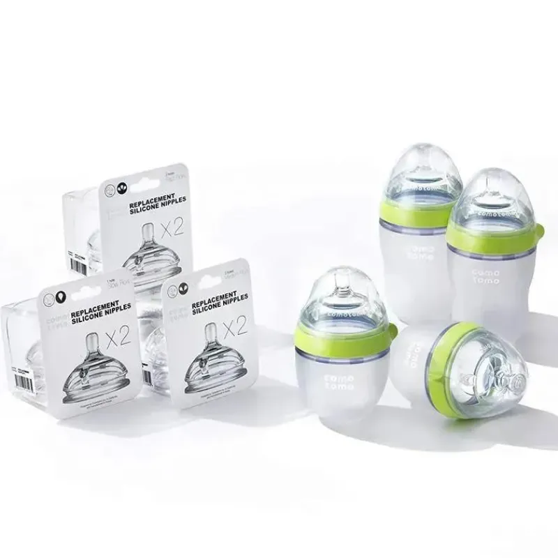 Comotomo Gifts Over $50|Bottles & Sets*- 7Pk Baby Bottle Bundle, Green
