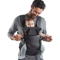 Kolcraft Front, Hip And Backpack Carriers*Contours Love 3-In-1 Baby Carrier, Charcoal