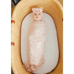 Copper Pearl Blankets & Quilts*- Cheery Knit Baby Swaddle Receiving Blanket
