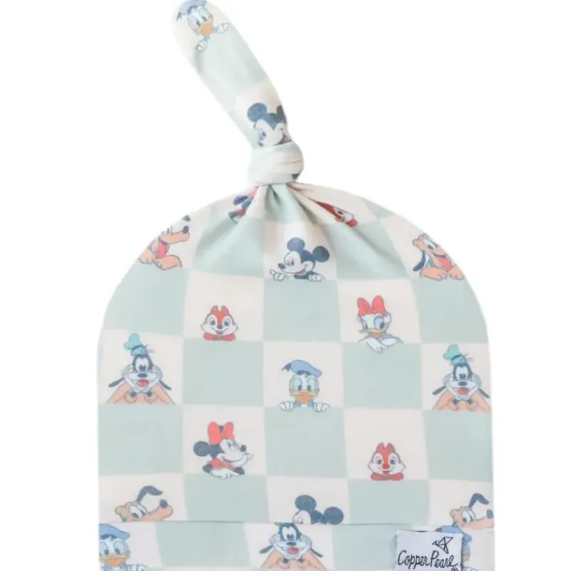Copper Pearl Baby Hats*- Disney Mickey Mouse & Friends Top Knot Hat