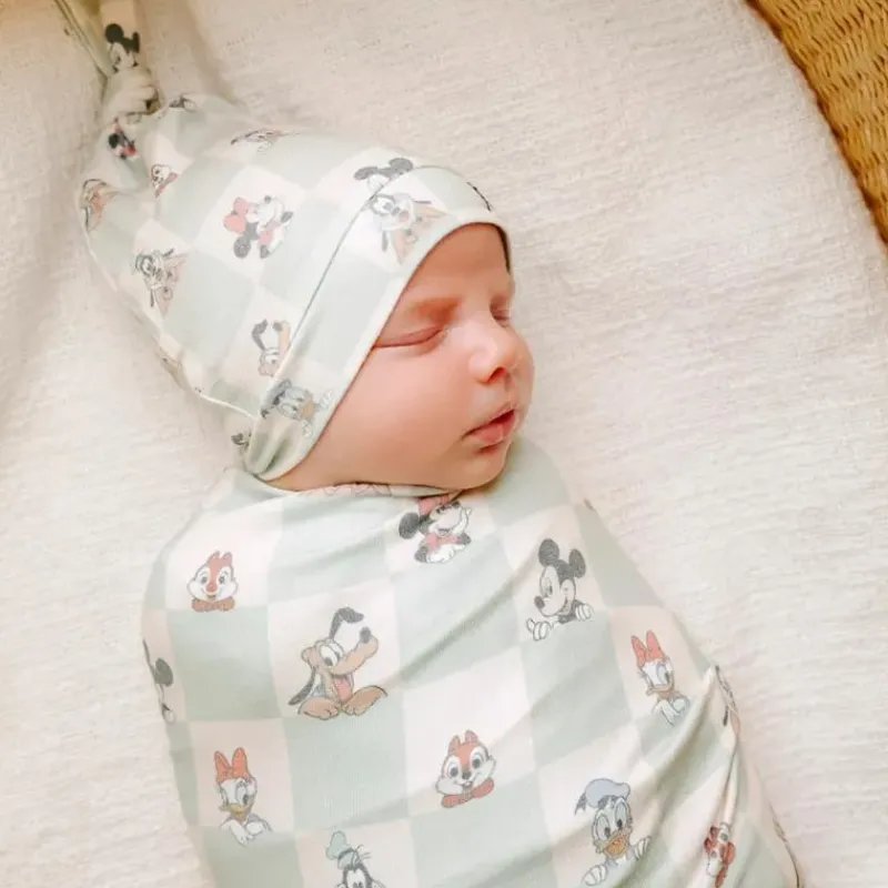 Copper Pearl Baby Hats*- Disney Mickey Mouse & Friends Top Knot Hat