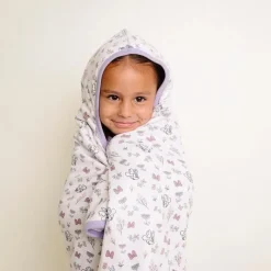 Copper Pearl Baby Bath Towels*- Disney Minnie Mouse's Bowquet Premium Big Kid Hooded Towel